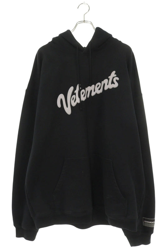 VETEMENTS Sweet Logo Pullover Hoodie Black Size S