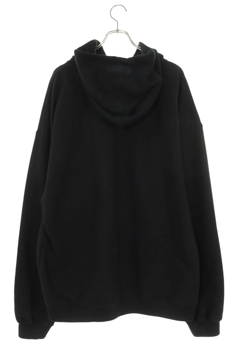 VETEMENTS Sweet Logo Pullover Hoodie Black Size S