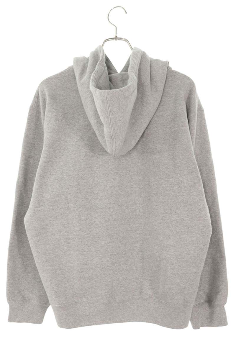 SUPREME x Burberry Box Logo Hooded Sweatshirt Gray Size M