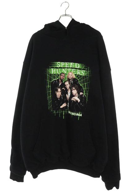 BALENCIAGA 19AW Speedhunters Pullover Hoodie Black Size XXS
