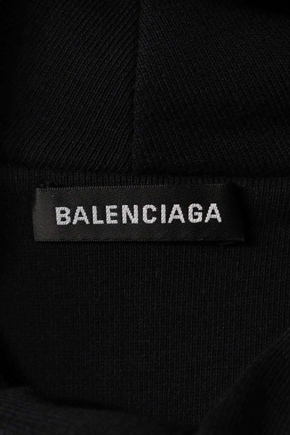 BALENCIAGA 19AW Speedhunters Pullover Hoodie Black Size XXS