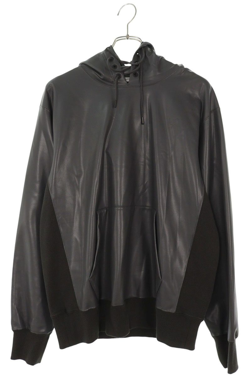 JOHNLAWRENCESULLIVAN Stretch Vegan Leather Pullover Size S