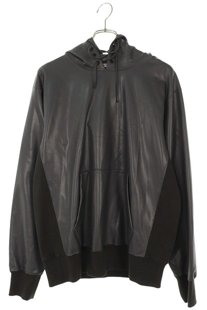 JOHNLAWRENCESULLIVAN Stretch Vegan Leather Pullover Size S