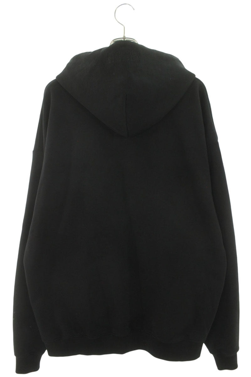 VETEMENTS Front Logo Patch Hoodie Black Size XS