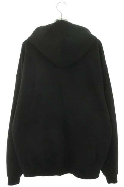 VETEMENTS Front Logo Patch Hoodie Black Size XS