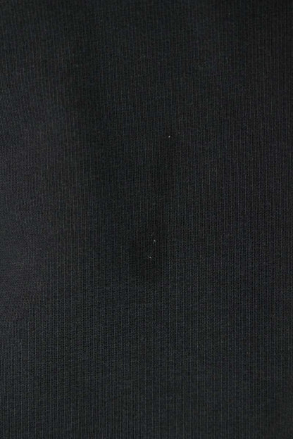 BALENCIAGA Reverse Logo Pullover Hoodie Black Size XXS