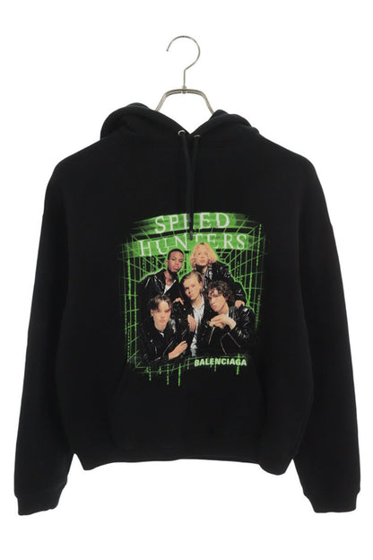 BALENCIAGA 19AW Speedhunters Pullover Hoodie Black Size XS