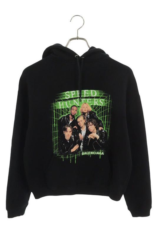 BALENCIAGA 19AW Speedhunters Pullover Hoodie Black Size XS