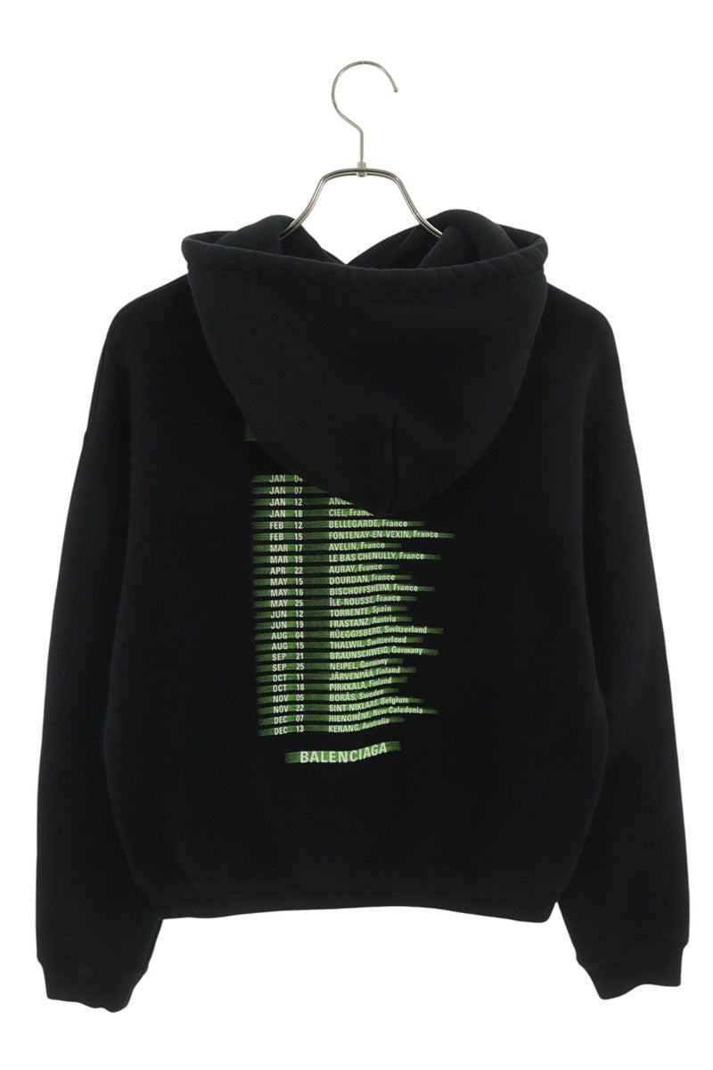 BALENCIAGA 19AW Speedhunters Pullover Hoodie Black Size XS