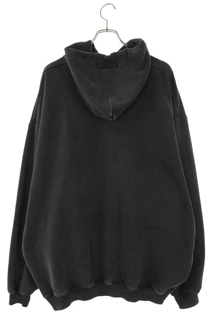 VETEMENTS Logo Print Hoodie Black Size XS