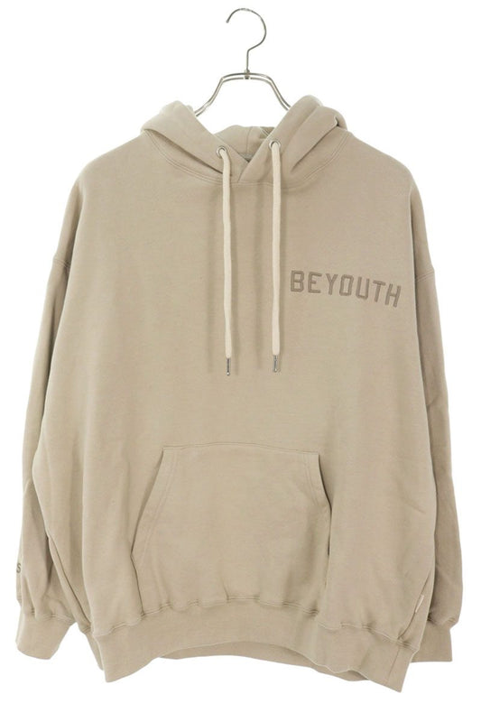 WIND AND SEA Back Numbering Print Hoodie Beige Size L