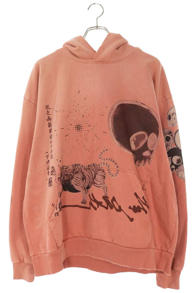 MURAKAMITAKASHI CACTUS JACK Path Graphic Hoodie Pink Size XL
