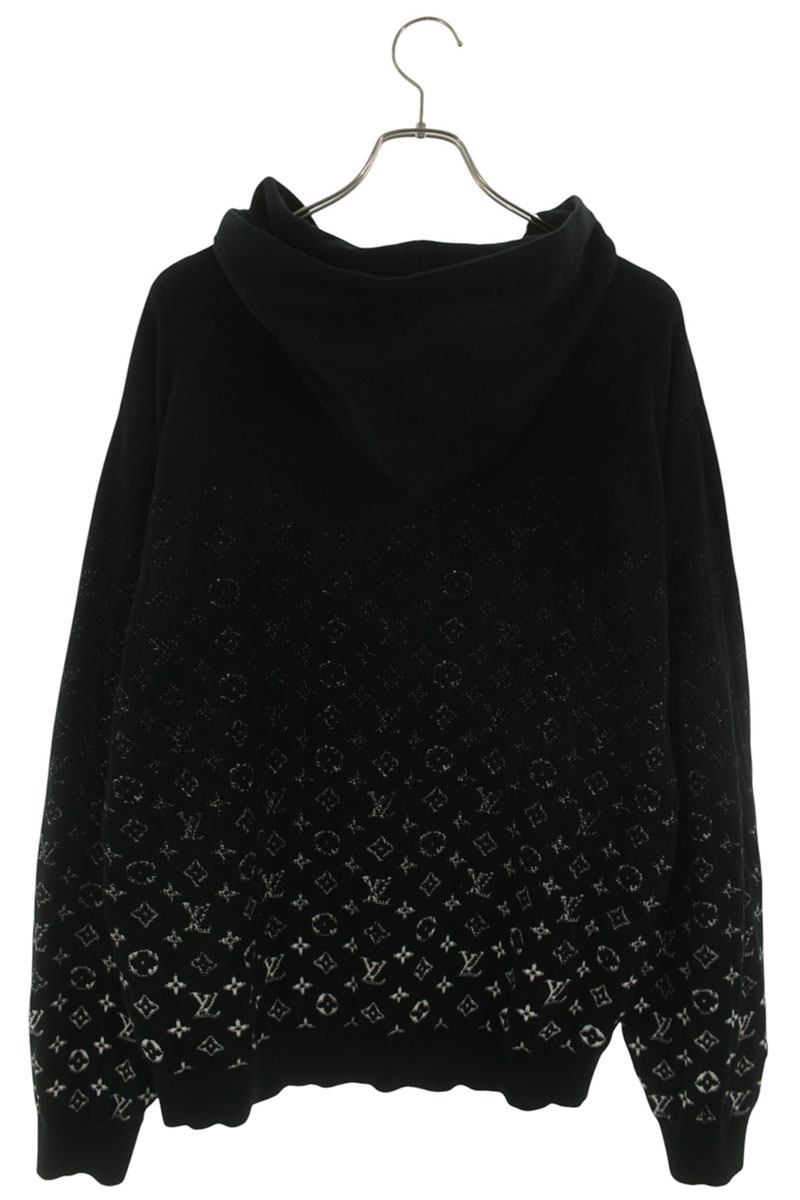 LOUISVUITTON 23SS Monogram Gradient Jacquard Hoodie Size XL