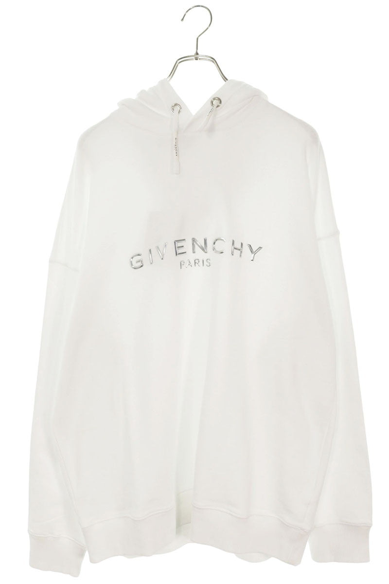 GIVENCHY Logo Hoodie White Size XL