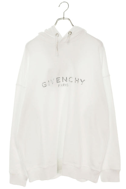 GIVENCHY Logo Hoodie White Size XL