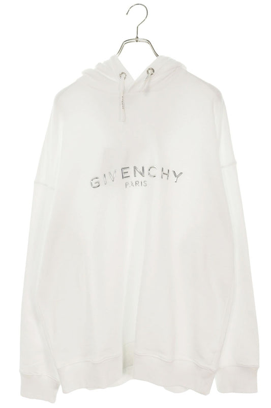 GIVENCHY Logo Hoodie White Size XL