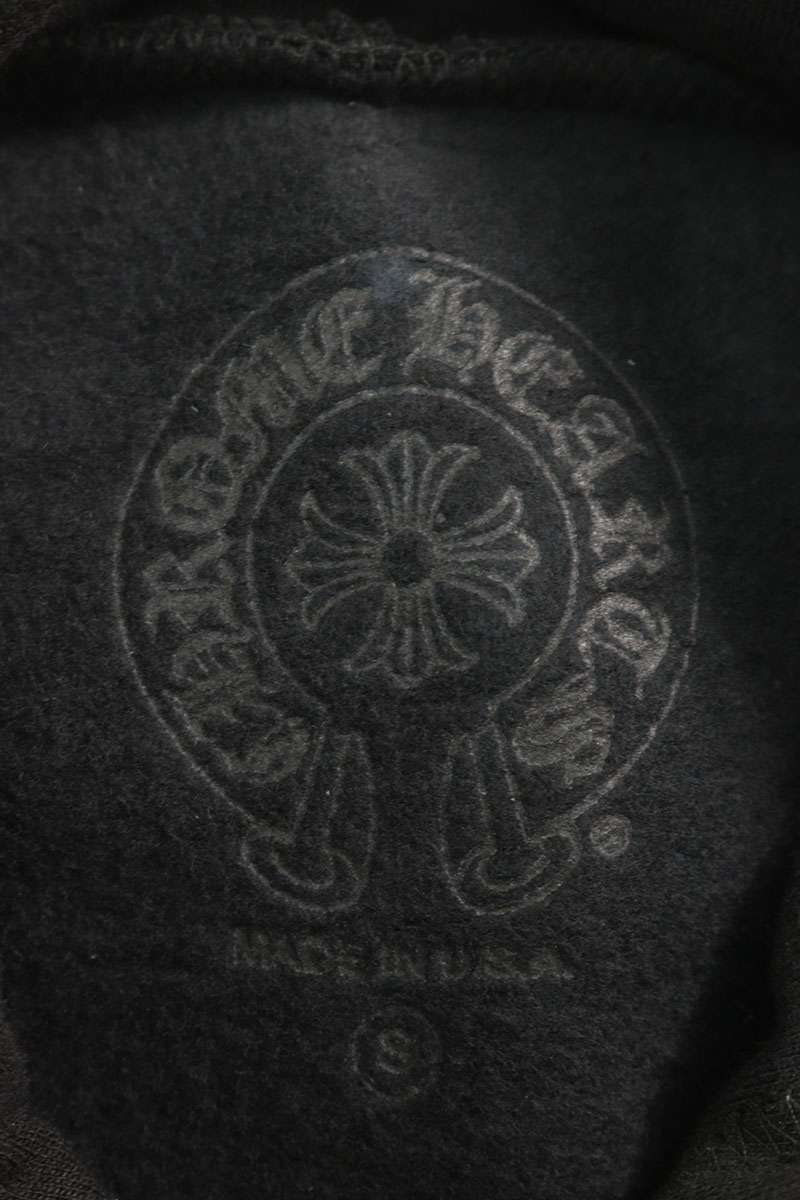 Chrome Hearts SWTSHRT PLVR Back Scroll Label Print Size S