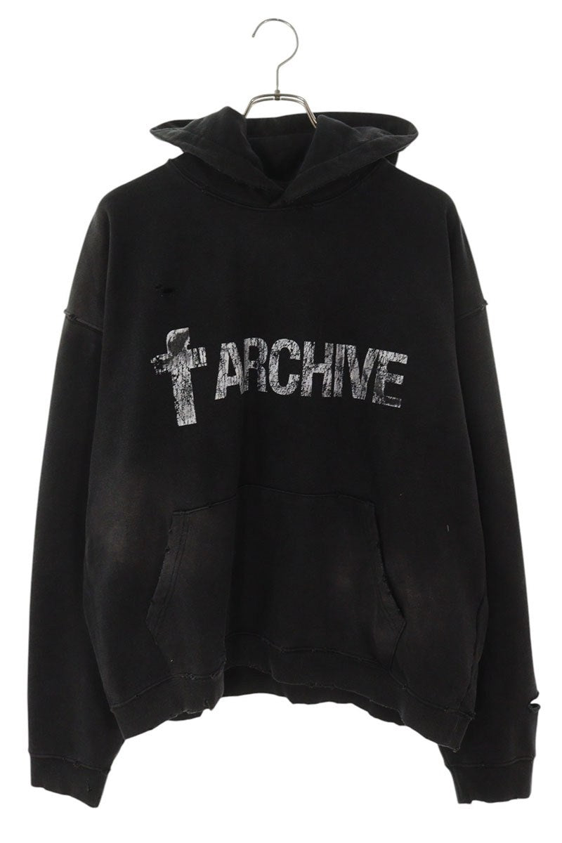 FAR FROM WHAT FAR VTG FARARCHIVE Washed Hoodie Black Size S