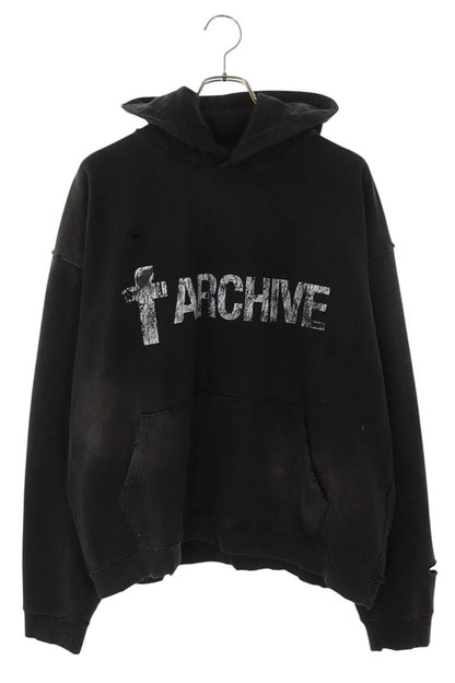 FAR FROM WHAT FAR VTG FARARCHIVE Washed Hoodie Black Size S