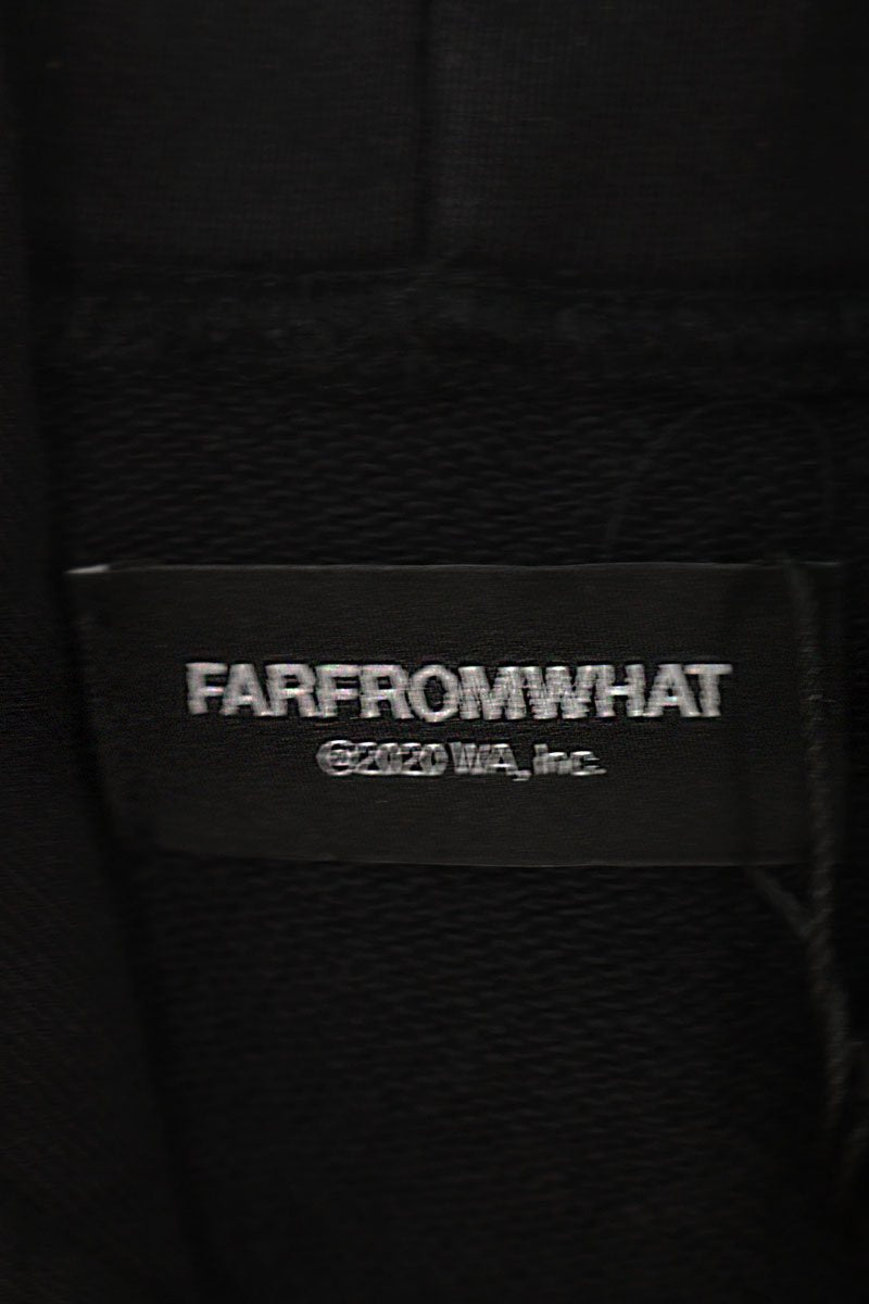 FAR FROM WHAT FAR VTG FARARCHIVE Washed Hoodie Black Size S