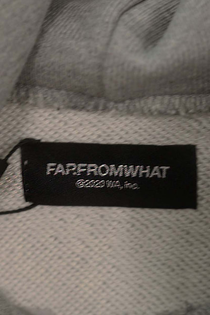 FAR FROM WHAT FAR VTG WASHED HOODIE Distressed Size M