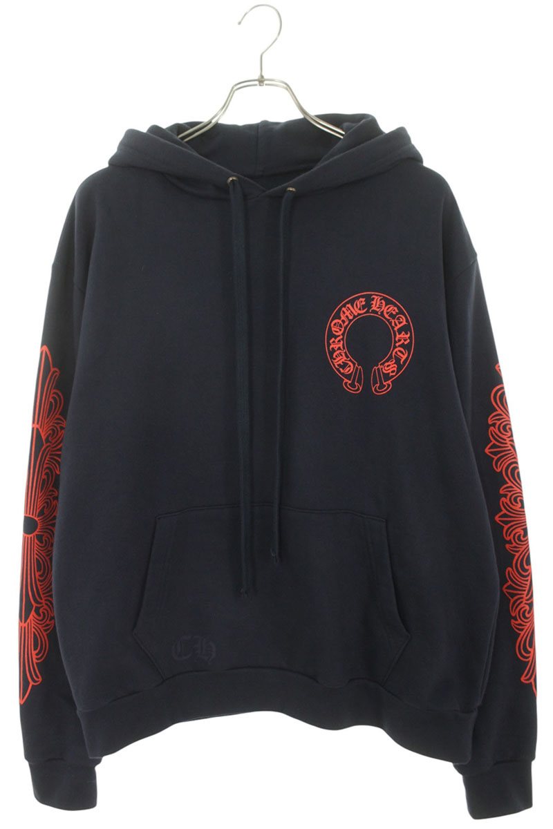 Chrome Hearts SWTSHRT PLVR Floral Sleeve Back Size S