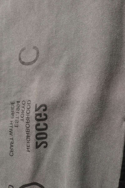 NEIGHBORHOOD Thermal-Dye Logo Print Hoodie Gray Size L