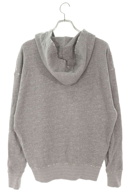 Alberto Bresci Cotton Pullover Hoodie Gray Size S