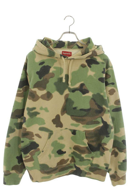 SUPREME 20SS Overdyed Hooded Sweatshirt Camo Size M