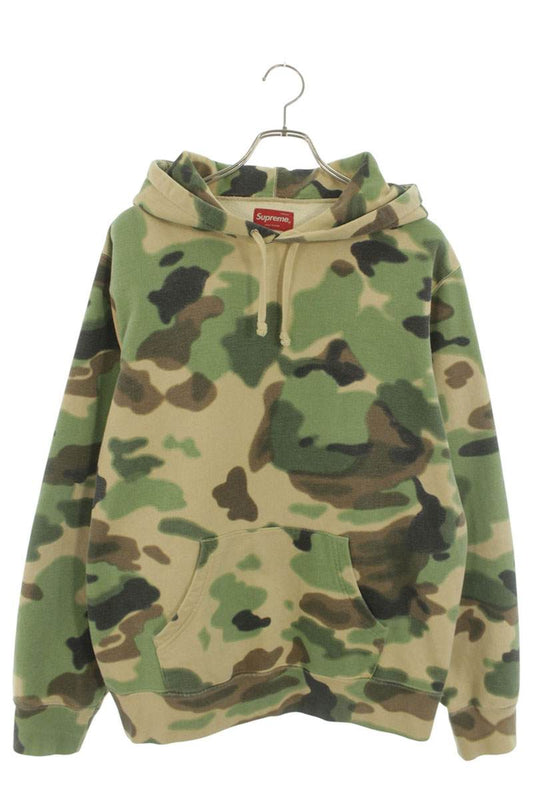 SUPREME 20SS Overdyed Hooded Sweatshirt Camo Size M