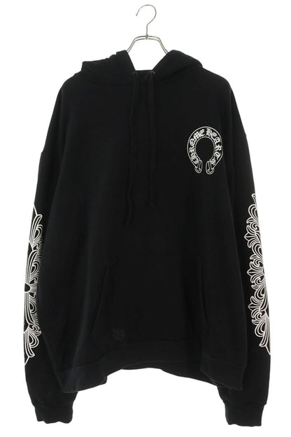 Chrome Hearts SWTSHRT HD PLVR Floral Sleeve Back Size XXL