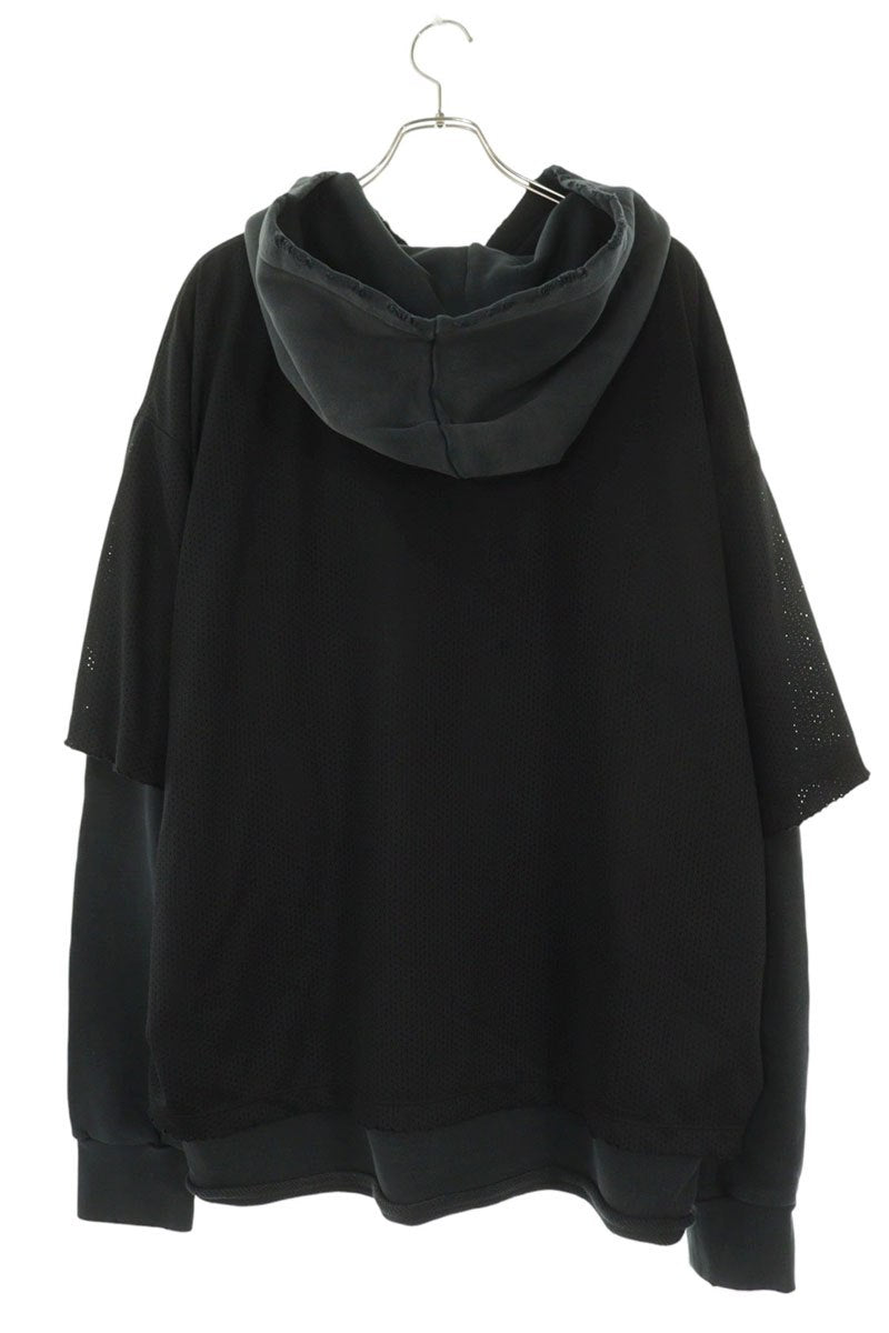 AMIRI 25SS MA Star Mesh Layered Pullover Hoodie Size XXL