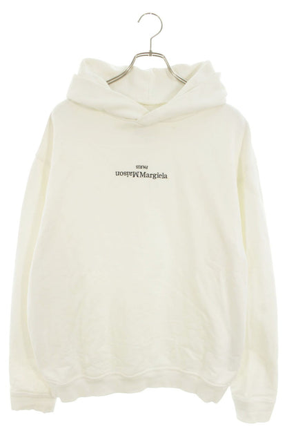 Maison Margiela 22SS Reverse Logo Embroidered Hoodie Size XS