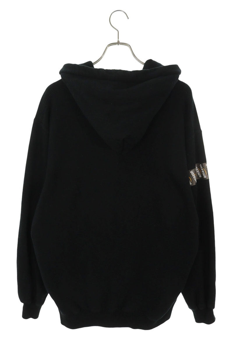 AMBUSH Logo Print Pullover Hoodie Black Size L