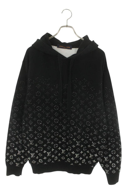LOUISVUITTON Monogram Gradient Cotton Pullover Hoodie Size L