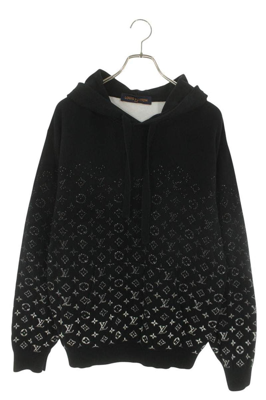 LOUISVUITTON Monogram Gradient Cotton Pullover Hoodie Size L