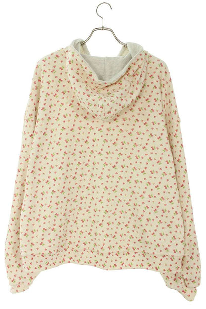 TTT Reversible Fruit Allover Print Hoodie Gray Size L