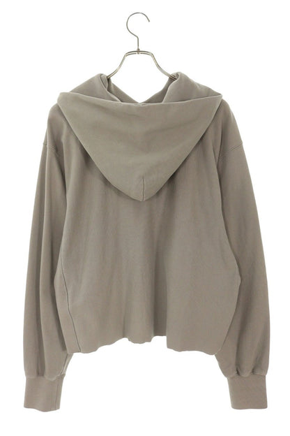 Maison Margiela Logo Embroidered Hoodie Gray Size M