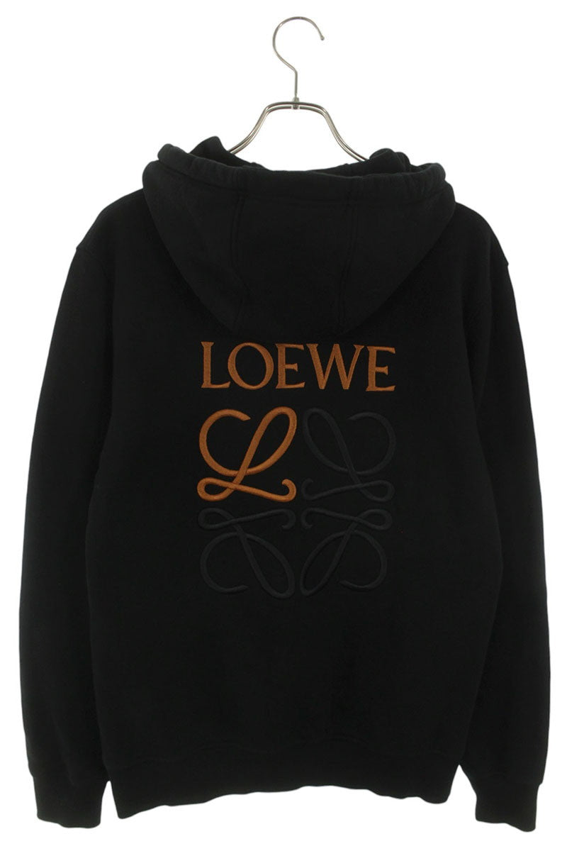 LOEWE Anagram Back Embroidered Front Print Hoodie Size S