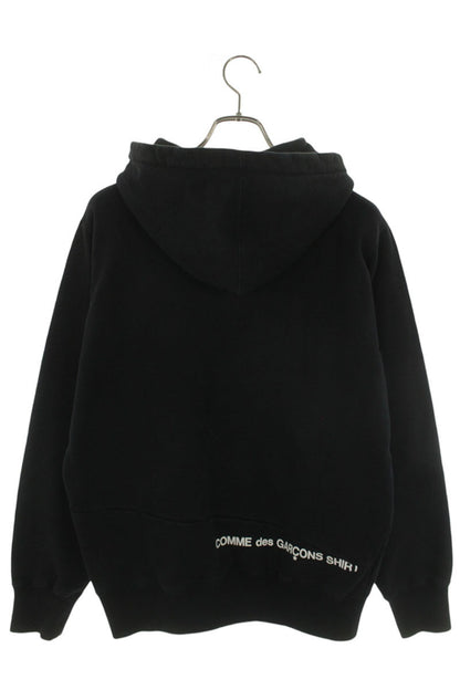 SUPREME CDG Split Box Logo Hoodie Black/White Size L