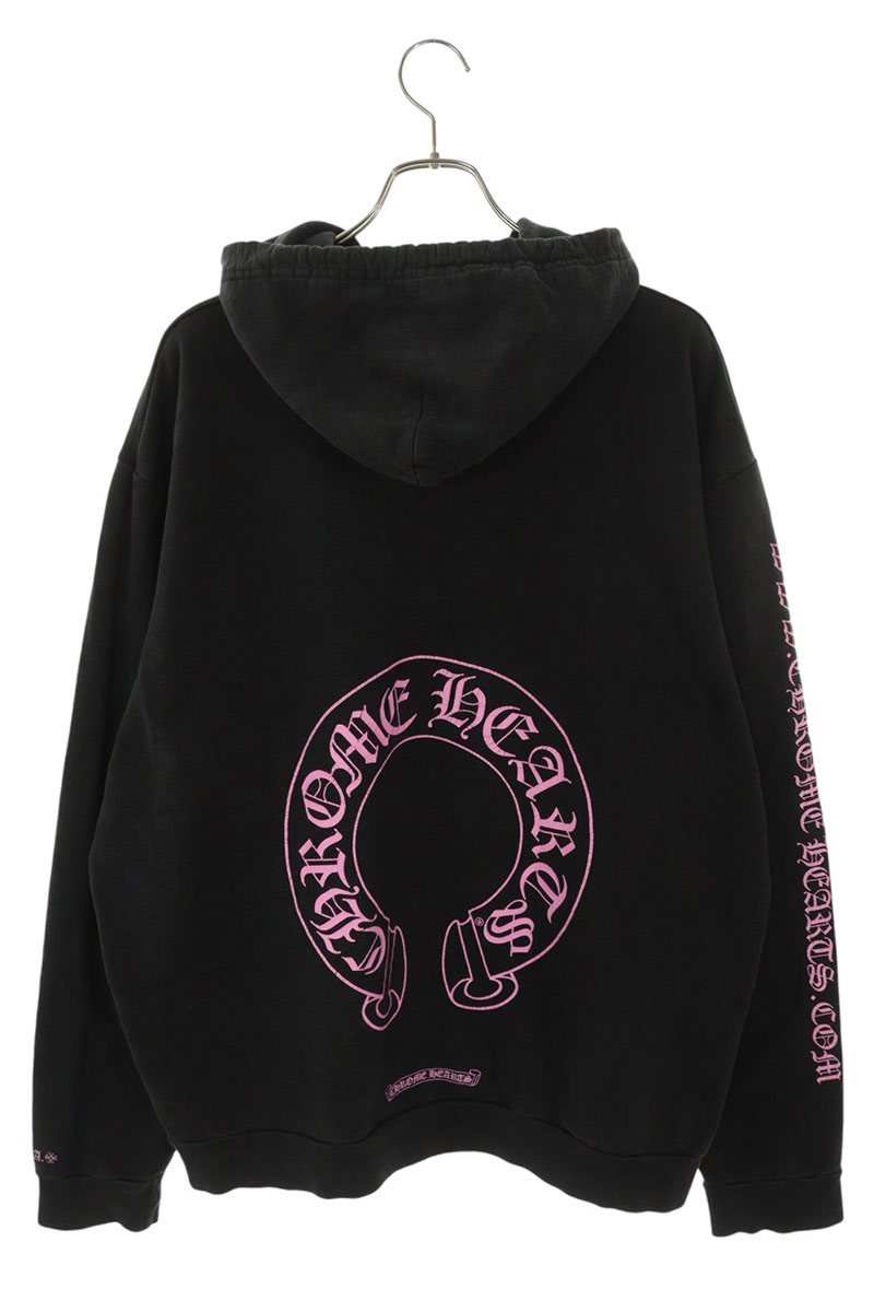 Chrome Hearts SWTSHRT PLV Hoodie Black/Pink Size XL