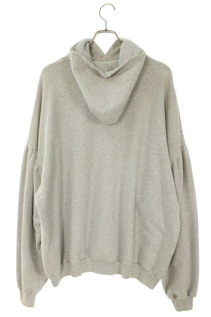 BALENCIAGA Logo Oversized Vintage Hoodie Gray Size XS