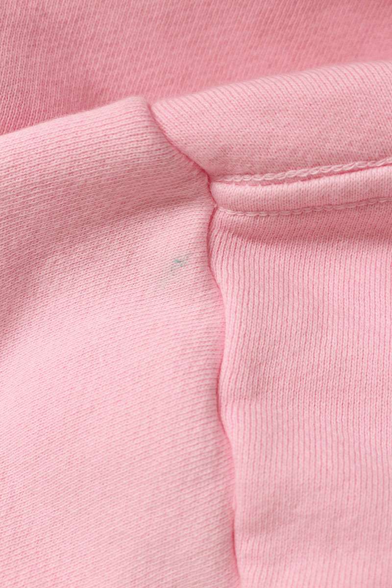SKYLRK Embossed BIEBERVELLI HOODIE Pink Size L
