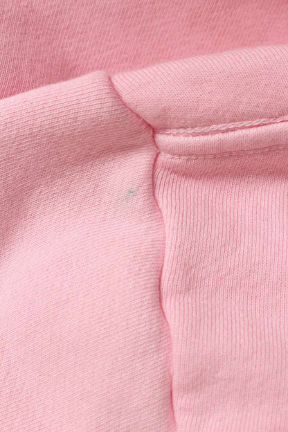 SKYLRK Embossed BIEBERVELLI HOODIE Pink Size L