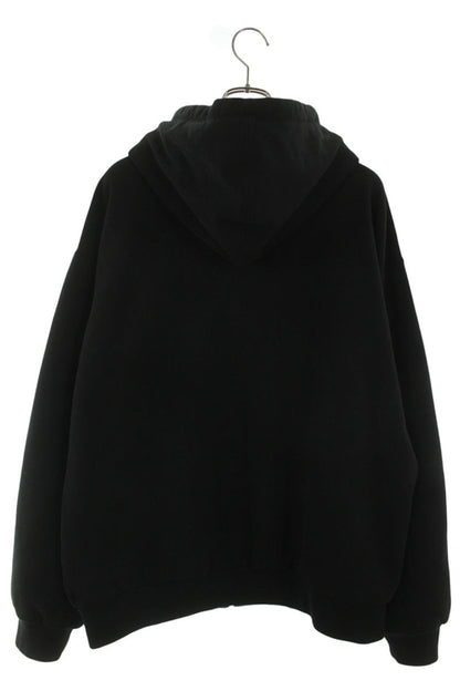 SUPREME 24AW Thermal Lined Zip Up Hoodie Black Size XL