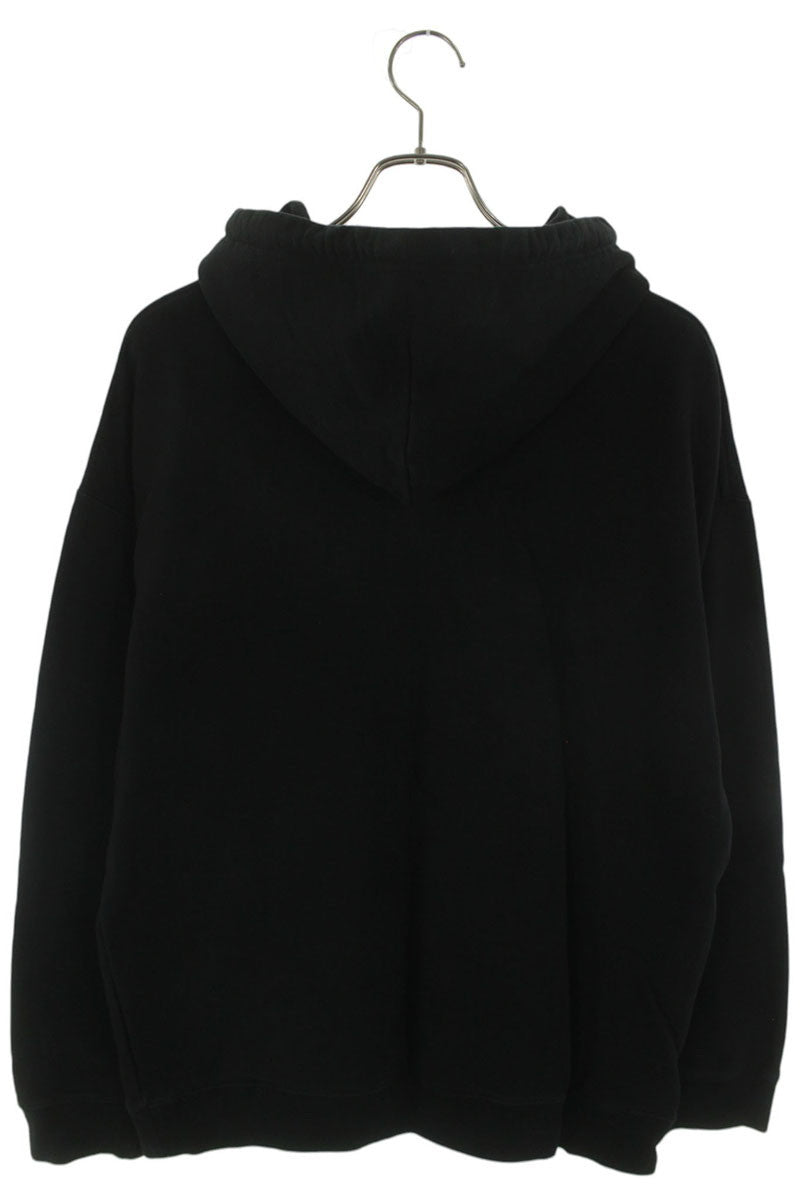 LOEWE Calfskin Anagram Embroidery Pullover Hoodie Size M