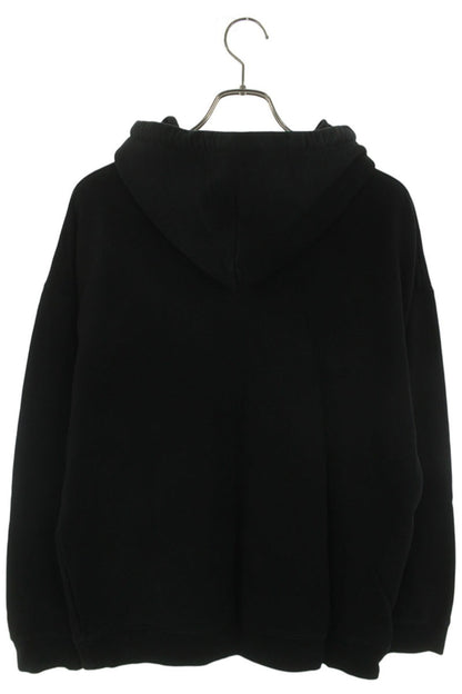 LOEWE Calfskin Anagram Embroidery Pullover Hoodie Size M