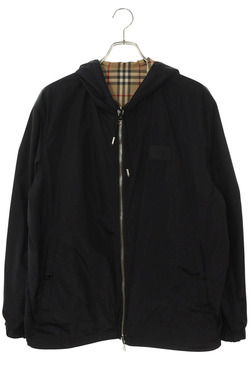Burberry Nylon Nova Check Reversible Zip Hoodie Multi Size M