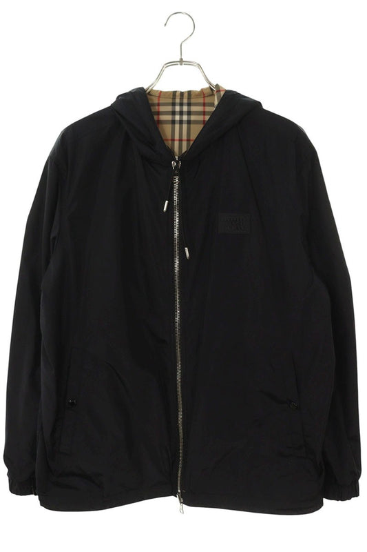 Burberry Nylon Nova Check Reversible Zip Hoodie Multi Size M