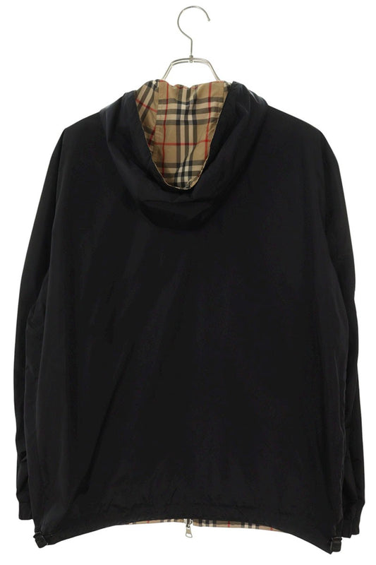Burberry Nylon Nova Check Reversible Zip Hoodie Multi Size M